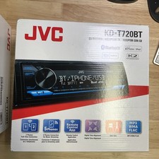 NUEVO JVC KD-T720BT 1-DIN, AM/FM/CD Receptor de Audio para Coche con Bluetooth, USB