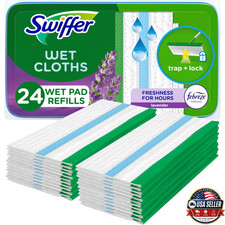 New Pack Of 24 Count Swiffer Sweeper Wet Mopping Cloths Fresh Scent Fast Ship