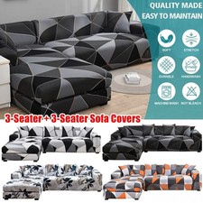 Sectional Couch Covers 2pcs 3 Seat Sofa Covers for L Shape Corner Sofa Couche
