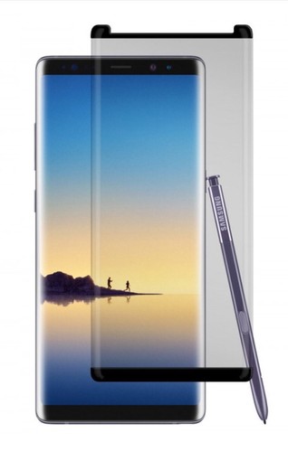 Gadget Guard Black Ice Cornice 2.0 Tempered Screen Guard, Samsung Galaxy Note 8 - Picture 5 of 5
