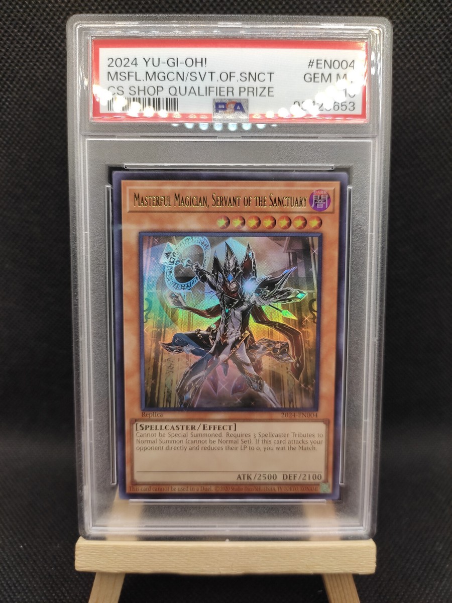 Yu-Gi-Oh Masterful Magician, Servant of the Sanctuary PSA 10