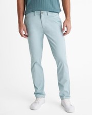 88 EXPRESS Men s Slim Fit Hyper Stretch Chino Pants Gray Mist Size 30X32