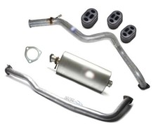DEFENDER 90 300TDi  FULL EXHAUST KIT & DE-CAT DOWNPIPE TAILPIPE CENTRE BOX
