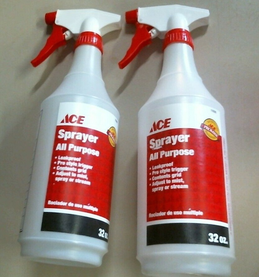 Ace 11690, All Purpose Spray Bottles, 32 oz., Lot of 2, FREE