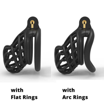 Design Breathable Chastity Cage 2 Types Locks Rings Male Chastity Device
