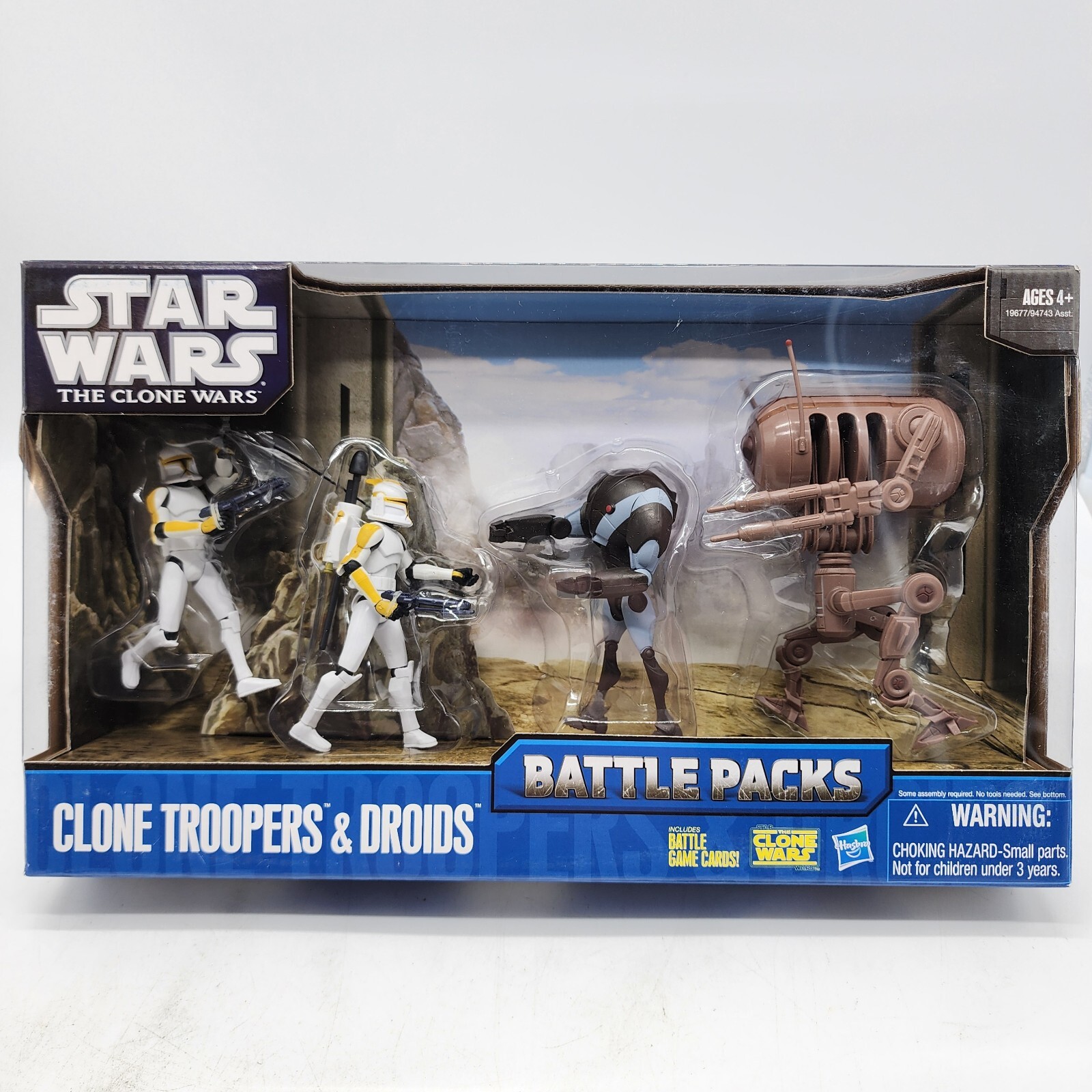 Clone Troopers & Droids Battle Packs STAR WARS The Clone Wars TCW New Sealed