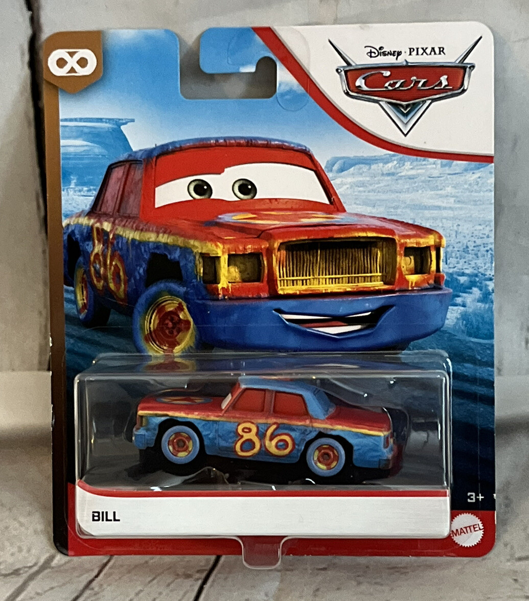 DISNEY PIXAR CARS MATTEL 2019 1/50 THUNDER HOLLOW CRAZY #86 BILL