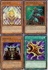 Yugioh The King of D. + Lady of D. + Lord of D. + Flute Summoning Dragon Set