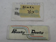 Harley Davidson Genuine NOS Flat Lock Key Set 71583-85A Code: 0159