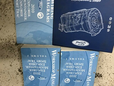 2010 Ford Explorer Mercury Bergsteiger Sport Trac Service Shop Manuell Set X OEM