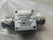 Mini-Circuits ZEQ-8-222N+ 7.9 dB Fixed Slope Equalizer, 950 - 2150 MHz N Conn.
