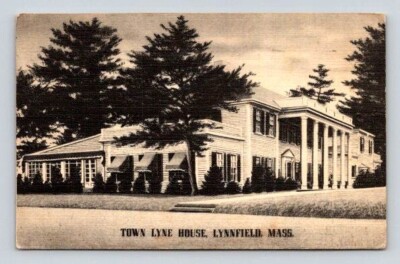 Lynnfield Massachusetts Towne Lyne House Postcard 1949