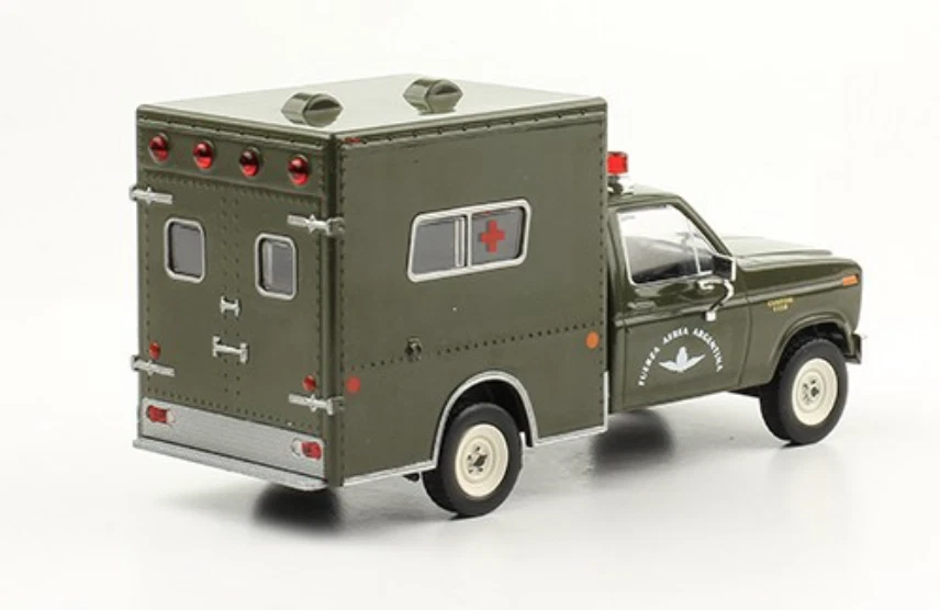 Ambulancia Ford F-150 Fuerza Aérea 1982 Argentina Rara Diecast Escala 1:43 + Cargador Foto 3 de 3
