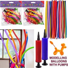 Balloon Modeling Kit Includes Pump Quality Birthday, Wedding Parties Decoration