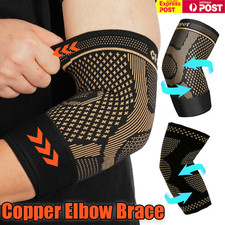Elbow Brace Compression Supports Sleeves Arthritis Tendonitis Reduce Joint Pains