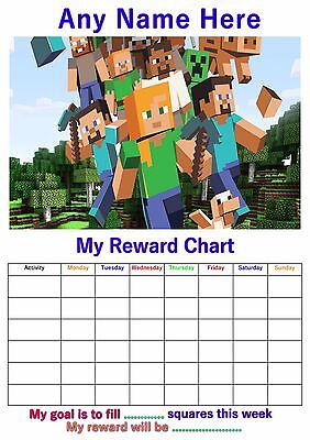 Minecraft Reward Chart