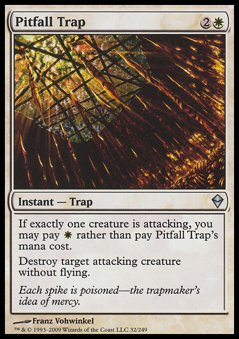 Magic the Gathering MTG Pitfall Trap (32) Zendikar   LP