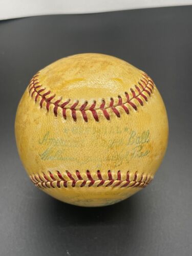 Lew Fonseca "1929 Batting Champion WS Narrator" Signed Autographed baseball PSA - Picture 3 of 9