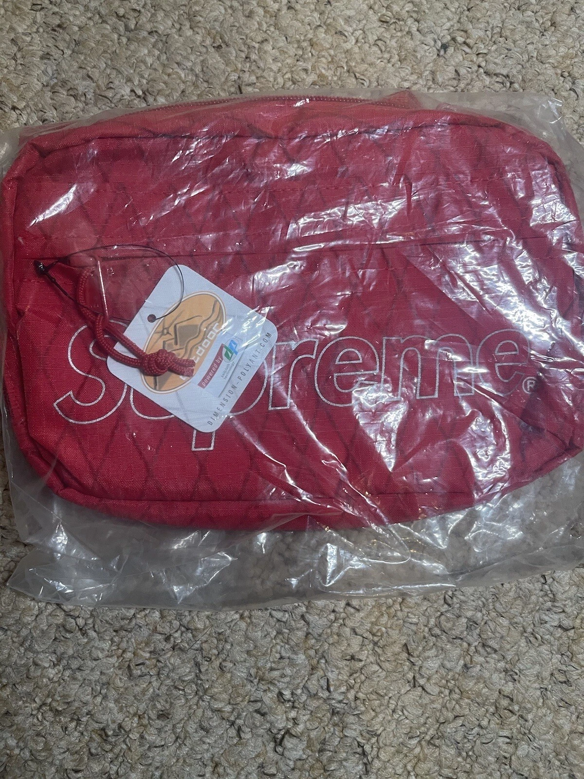 Sac bandoulière Supreme rouge FW18 rare