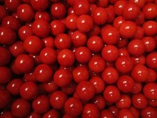 OPAQUE 5/8 INCH RED GAME / CHINESE CHECKER MEGA MARBLES 3000 COUNT CASE
