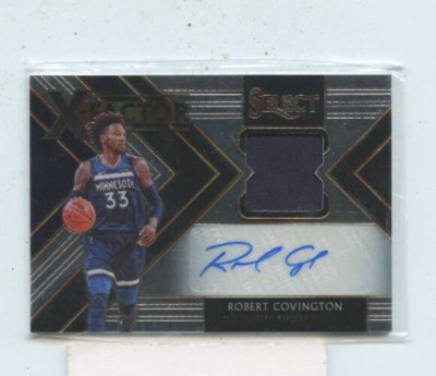 ROBERT COVINGTON 2019-20 Panini Select X-Factor Memorabilia Signatures Auto /199