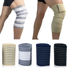 Elastic Bandages Knee Support Wraps Compression Sports Training Protective Gear