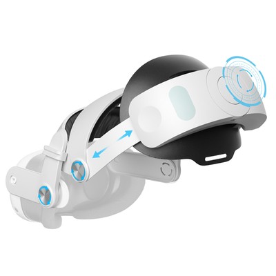 Pro Head Strap Compatible With Meta Quest 3S,Magnetic Power Bank