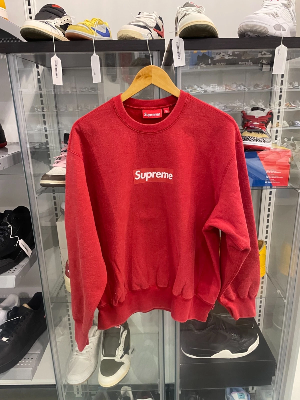 Logo Supreme Box col rond rouge taille Medium NEUF ENVOI RAPIDE