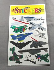 66386 Airplanes 2 Sheets Reflective Stickers USA Made Paper Magic Group