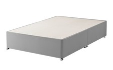 CHEAP standard double divan bed base in GREY! 4ft6 x 6ft3!