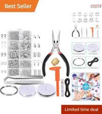 All-in-One Jewelry Repair Tool Kit for Beginners & Adults - 10 Essential Pieces