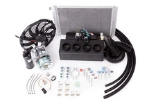 A/C Kit Universal Underdash Evaporator Compressor 7B10 2A 404-0UP & Elec Harness