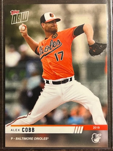 2019 Topps Now OD-12 Alex Cobb