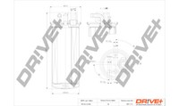 Dr!ve+ DP1110.13.0105 Kraftstofffilter FüR Audi