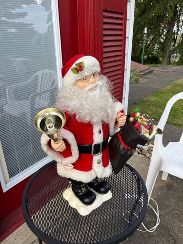 Vintage Telco Motionettes animierter Weihnachtsmann 24" beleuchtet - Bild 2 von 14