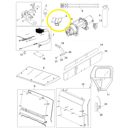 Genuine Polaris Front Receiver Hitch Military Diesel Ranger Crew P/N 2877040 - Picture 2 of 3