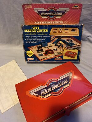Micro Machines, Galoob, 1988 City Service Center, guter Zustand, komplett verpackt