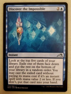 1x Discover the Impossible Kamigawa Neon Dynasty MTG Magic the Gathering NM 