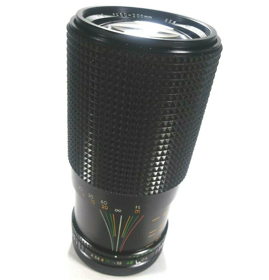 Lente de cámara Sears Zoom Photo 35 mm SLR modelo 202 1:4,0 f=80-200 mm sears tragaluz Foto 3 de 4