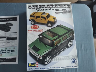Revell Hummer H2 Special Edition 2 n1 SEALED INSIDE 