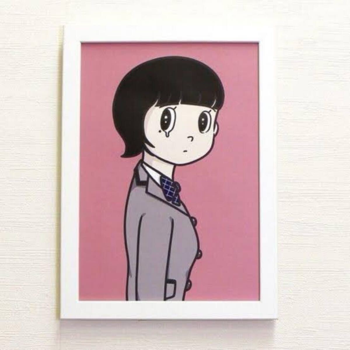 Hashizume Yuya A4 Poster eyewater ver. High school Pink Art Hashizume Yuya A4 Poster eyewater ver. High school Pink Art