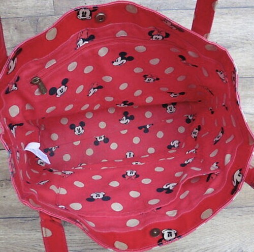 CATH KIDSTON X DISNEY MICKEY & FRIENDS RED SPOT LARGE TOTE SHOPPER BN - Picture 6 of 6