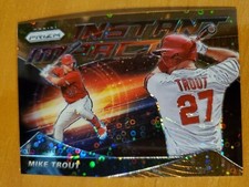 2020 Prizm Bronze Donut Circle Instant Impact Mike Trout Card #II-4 #20/25