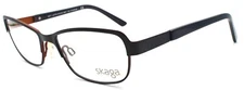 Skaga 3871 Lotta 5501 Women's Eyeglasses Frames TITANIUM 51-16-130 Matte Black