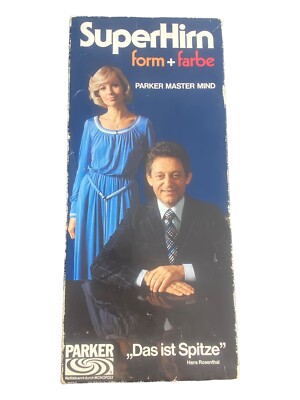 Superhirn Form + Farbe - Parker 1978 Mastermind Vintage Retro