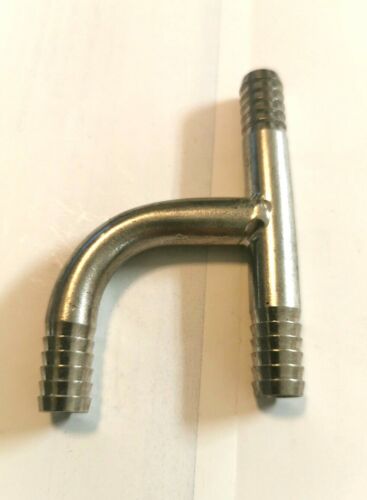 Lancer Beverage, Soda Fitting,  Stainless Barb Fitting, 1/4" Y Coke Part - Picture 1 of 1