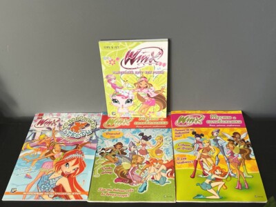RARE BOOK JOURNAL MAGAZINE WINX CLUB #21 5 1 2010 Puzzle Test Glitter Cover Roxy