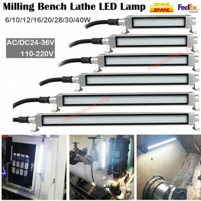 TOAUTO CNC Machine LED Light Industrial Workshop Lamp Lighting 6/10/12/16/20/28/30/40W