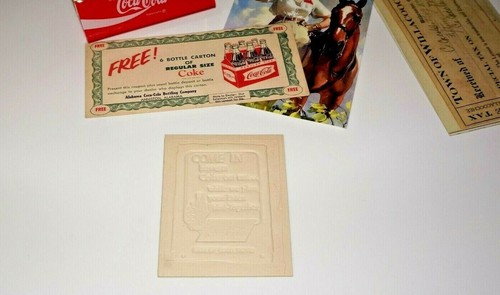 Coca Cola Bottling works Georgia Tax 1920 Anniston Alabama Coupon Table Topper - Picture 3 of 6