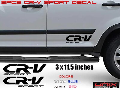 2Pcs Vinyl Door Sticker for CRV